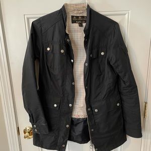 Barbour waxed day jacket in navy